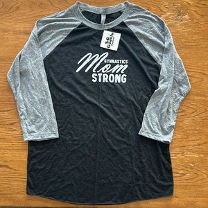 Gymnastics mom long sleeve tee